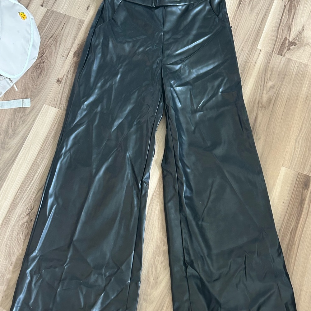 Wide Leg Black Pants
